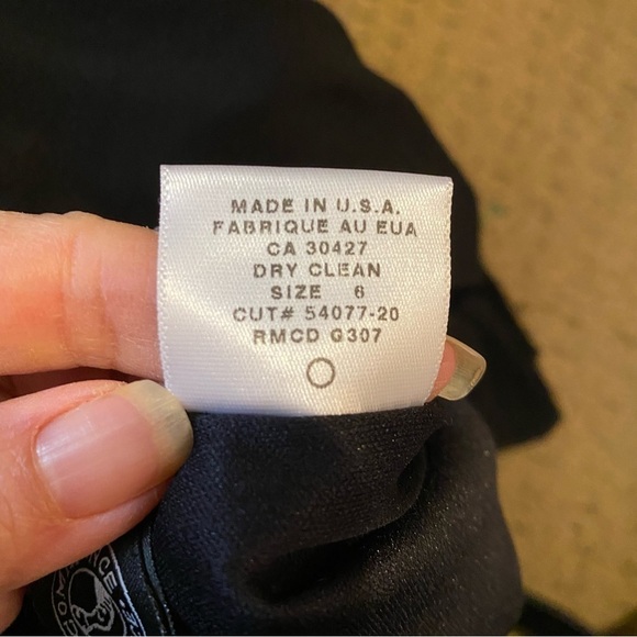 Vtg LAUNDRY Women Black Halter Y2K Maxi Ruched Party Dress Size 6-Made in USA - Picture 10 of 10